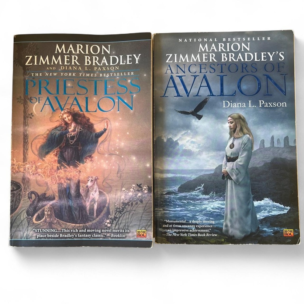 2 books Avalon series by Marion Zimmer Bradley and Diana L. Paxson